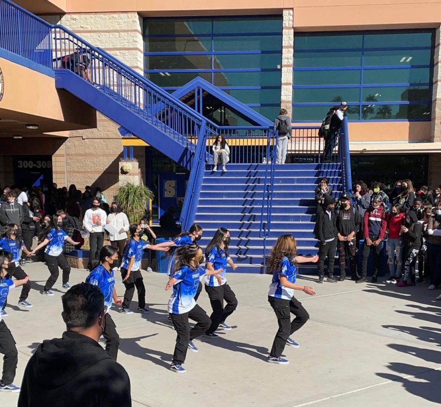Dynasty delivers during Homecoming Pep Rally