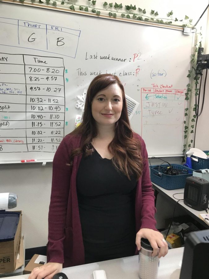 Ms. Gianna Ibriani liked being part of the Vista community, her students and the staff showed a positive attitude. She taught high school students for the last ten years, so nothing is new for her. “Shout out to my students for making me laugh everyday!”