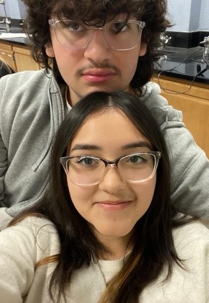 Sophomores Robert Hernandez and Haley Amezquita celebrate Valentine's Day and their five month anniversary. Robert states, "“Being able to see her every day. I wouldn’t have this opportunity without being here.”