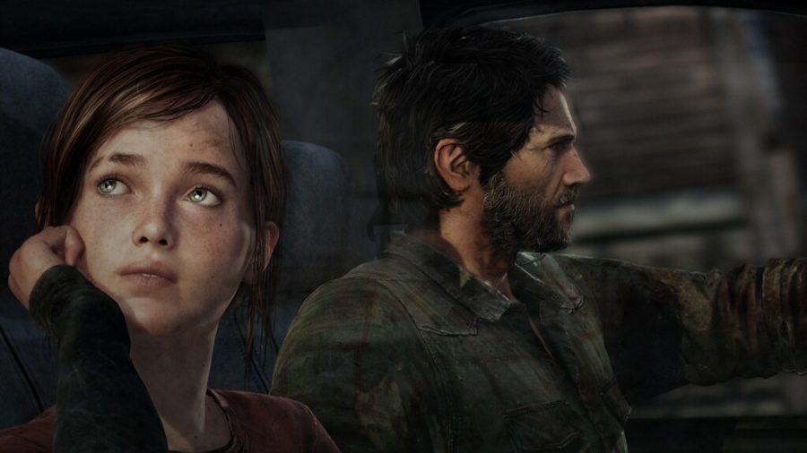  Joel and Ellie in The Last of Us video game.