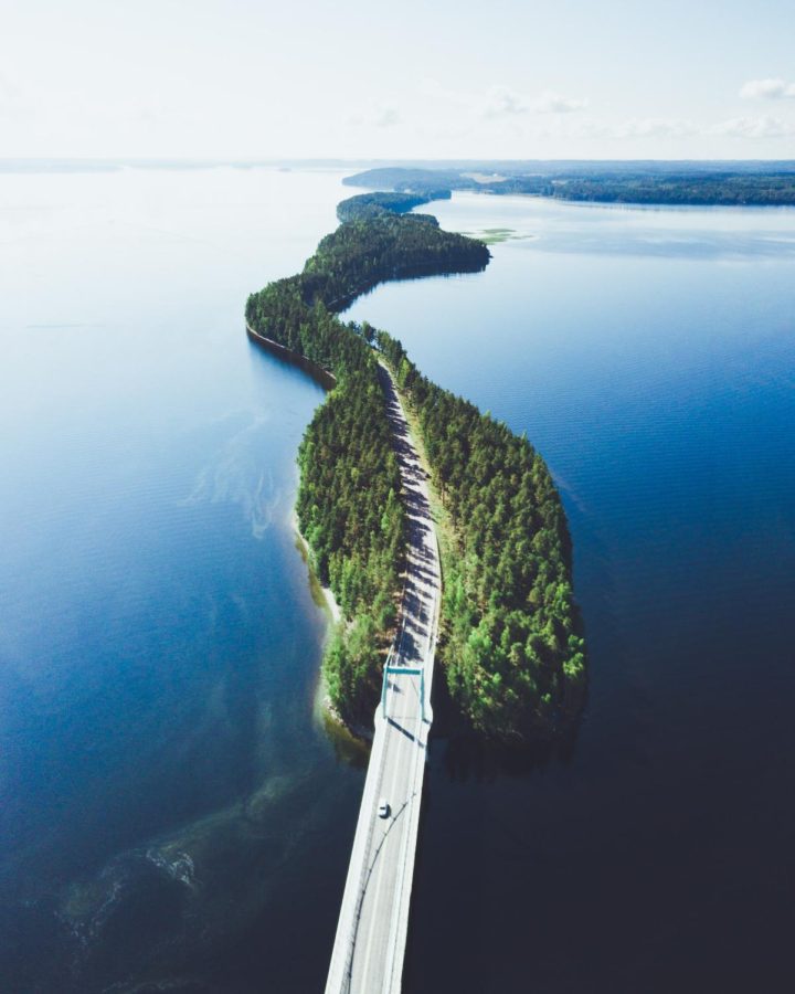 The Lietvesi Scenic Road in Finland. A scenic route where it is nearly impossible to not stop and take a look at the gorgeous scenery.