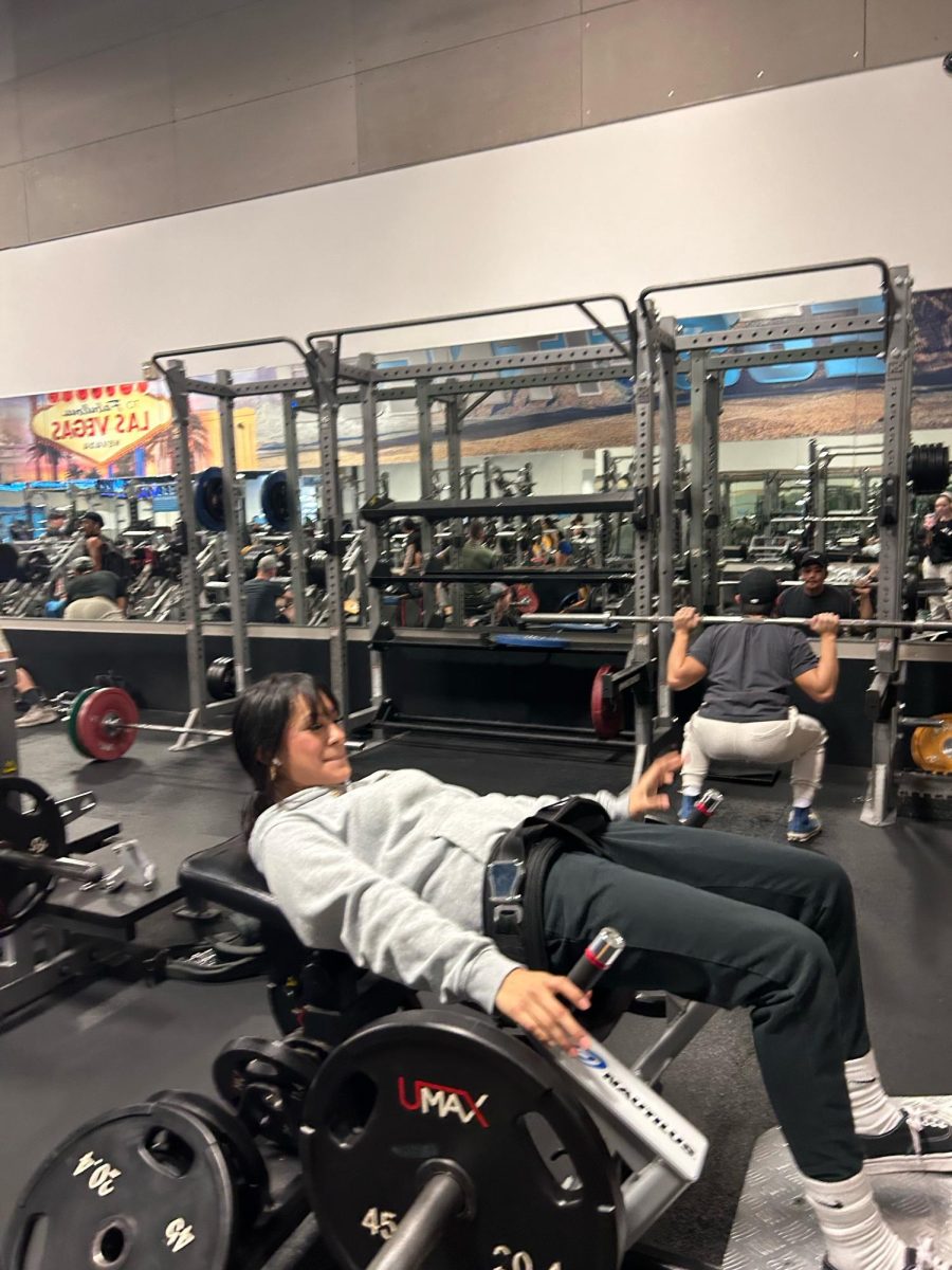 Sierra Vista student Mia Nava (10) working hard at her new year’s resolution, 3 months later on March 5th, 2024.