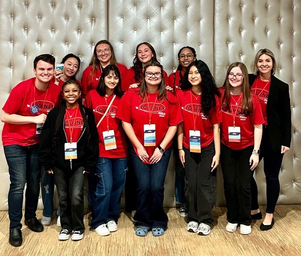 Sierra Vista High Schools newest club, FCCLA, celebrates their last night in Reno for the 2023-2024 FCCLA state conference