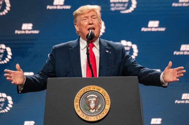 THE 2025 INAUGURATION- Donald Trump takes the role of America's 47th president during his inauguration in Washington, DC, on January 20, 2025. After winning the 2024 election, he stood on a podium as he gave his presidential speech. (By rawpixel.com under public domain with a Creative Commons License)