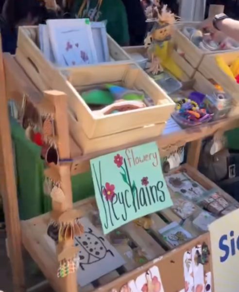 Just a glimpse into the blossoming and creative Gardening Club's farmers market hosted on April 22nd.
