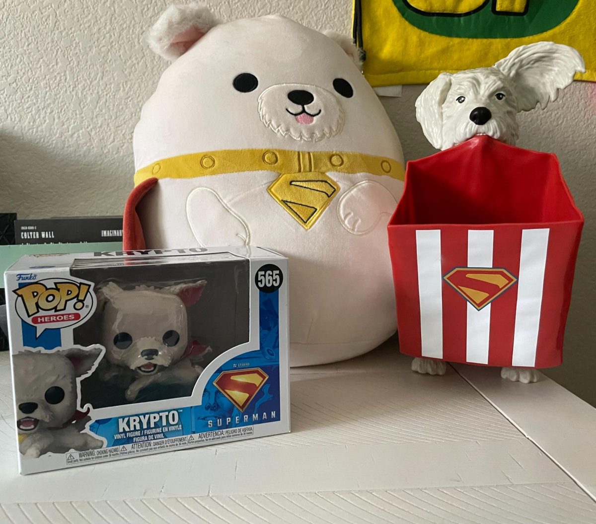 Merchandise of Krypto, the Superdog,  to promote Superman 2025.