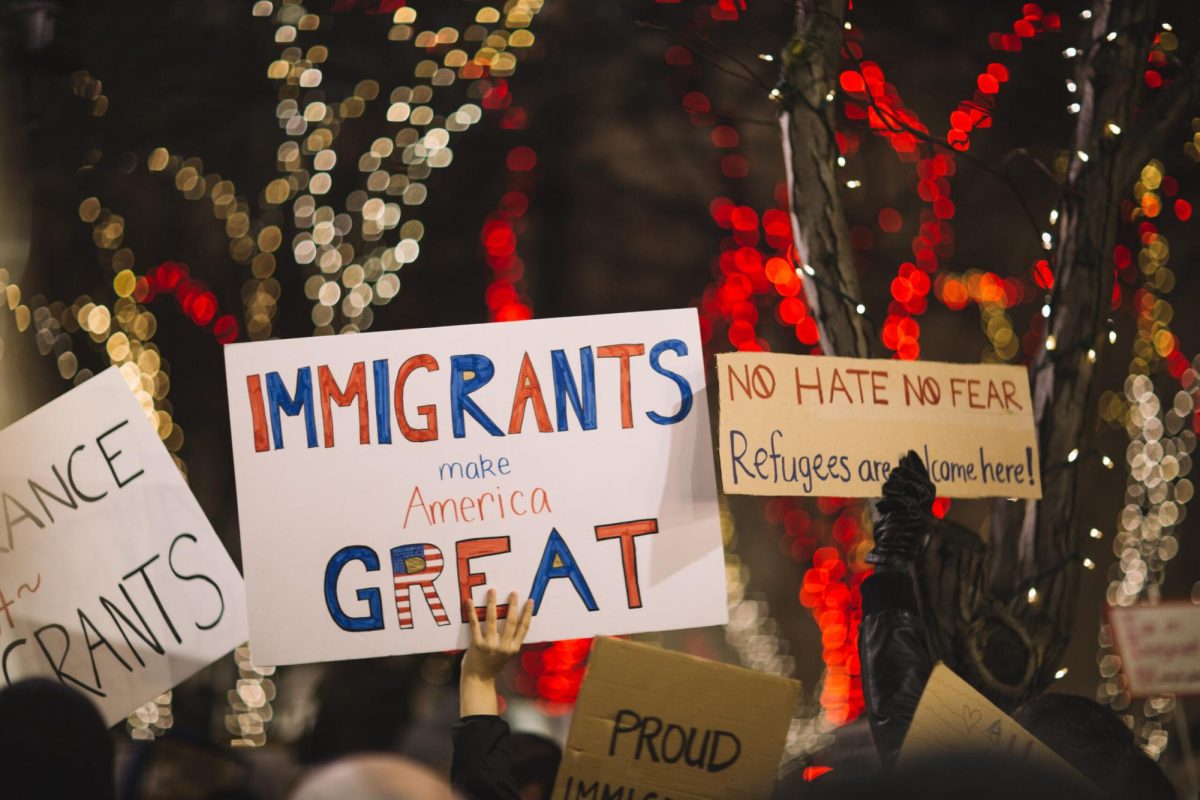 In response to President Trump's "Securing Our Borders Act," many US citizens feel this policy unleashes hostile and unnecessarily traumatic tragedies across America, ultimately breaking up families and kicking harmless people out of their homes instead of removing the actual criminals that threaten's the safety and welfare of America.
Picture Credit :
https://warpreventioninitiative.org/peace-science-digest/resisting-authoritarianism/