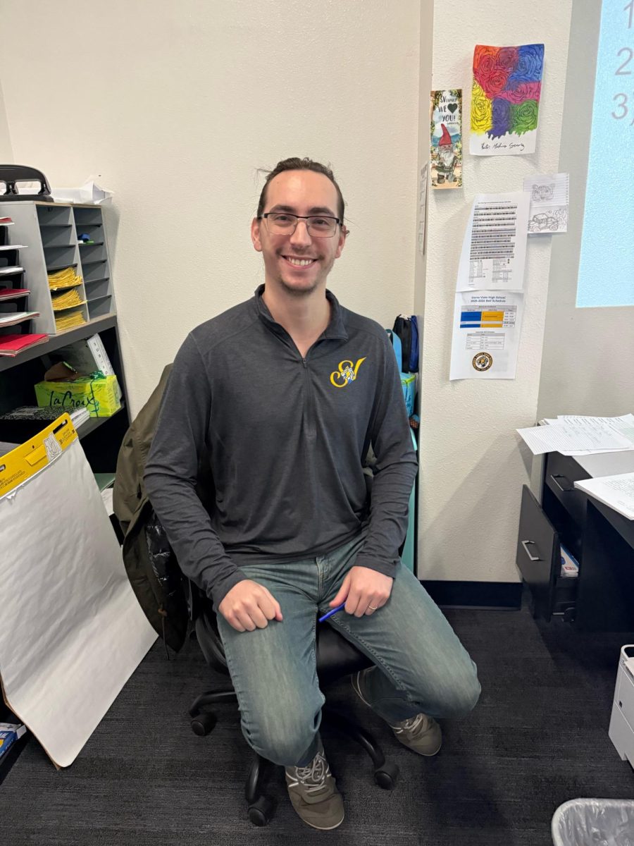 Geometry teacher, Mr. Ethan Everett, continues to open his classroom doors after hours to help students hone their math skills in Room 828 on Mondays.
