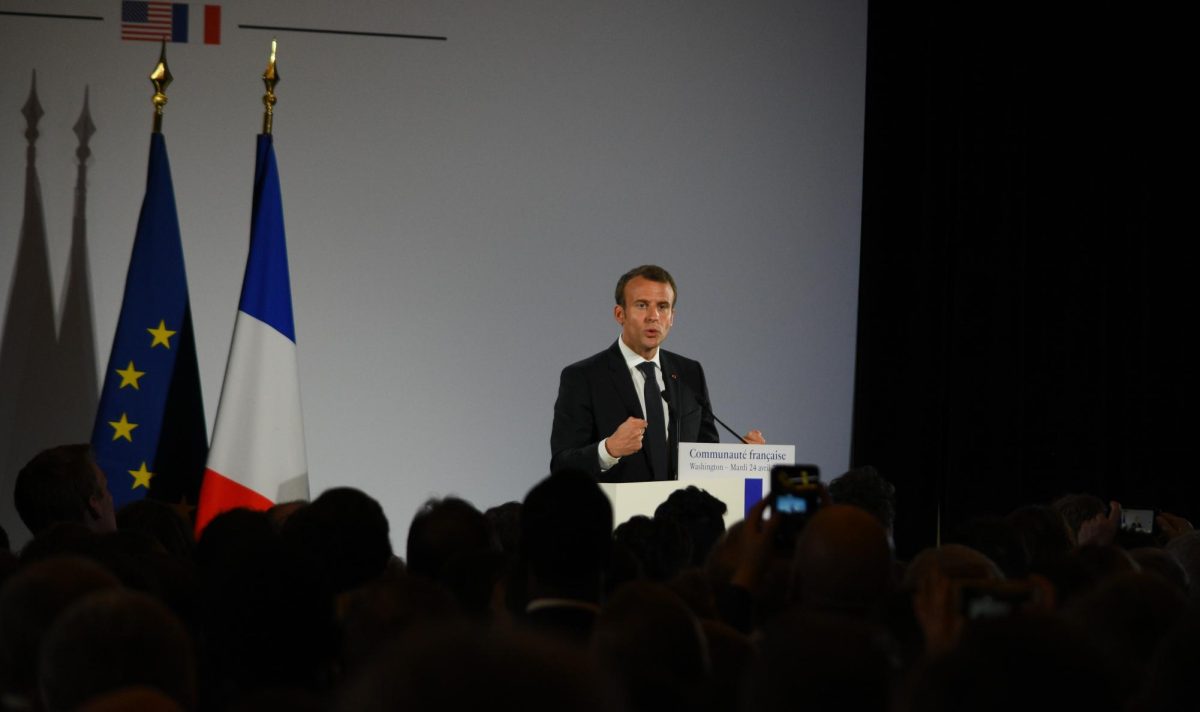 French President Emmanual Macron, addresses France’s decision to move forward with restricting social media for young users, spiking debates across the country. https://openverse.org/image/f931db26-4cd6-4bc9-b1fc-36909a5e2031?q=president+emmanuel+macron&p=176