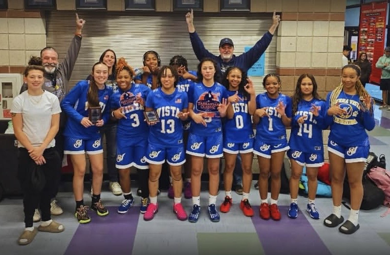 The Lady Lion basketball team after becoming the Tarkanian Classic Pearl Bracket champion