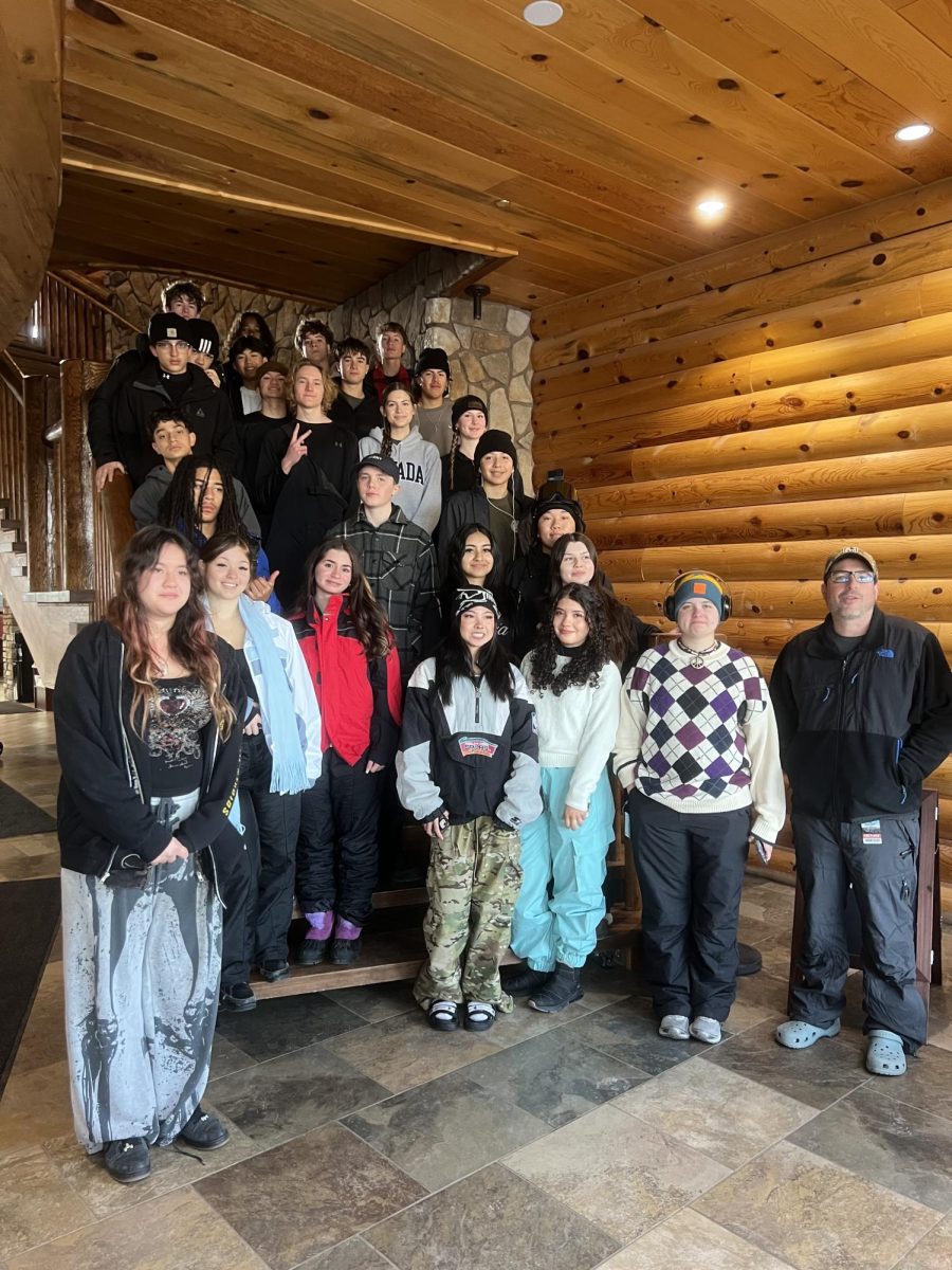 Ski Club Plays in the Powder