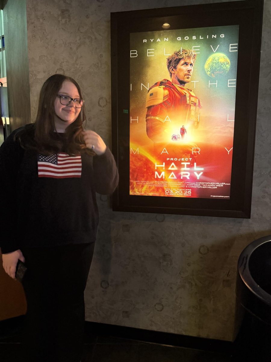 Reaghan Morris (12) counting down the days until "Project Hail Mary" hits theaters, "Some space missions are just too good to miss". 