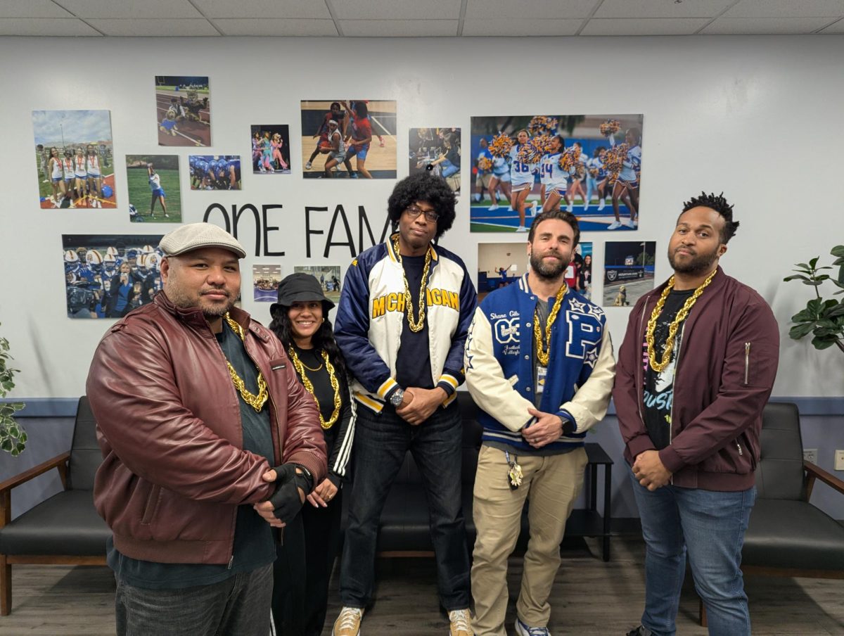 What a team! Mr. Brown with his fellow Bling Blingers 