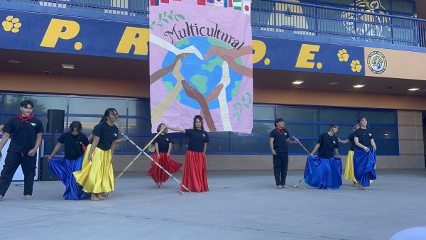 Radiating Filipino pride from the stage to the crowd. SVHS Filipino Club in a strong final pose, soak in the applause.